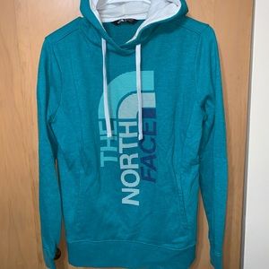 Blue north face sweatshirt